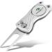 Procella Golf Divot Repair Tool with Ball Marker | Metal Switchblade Style | Multi-Tool for Men and Women - Silver - Buy Online on GoSupps.com