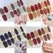 SILPECWEE 20 Sheets Nail Wraps for Women - Adhesive Nail Polish Strips with Nail File | Gel Nail Sticker Art - Buy Online on GoSupps.com