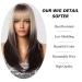 Testar Ombre Blonde Black Wigs for Women | Long Straight Layered Heat-Resistant Party Cosplay Wig - Buy Online on GoSupps.com