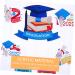 CHILDWEET 7pcs Graduation Season Card Paper Cups Decor Congrats Food Toothpick 2022 Dessert Picks Graduation Cupcake Topper Party Supplies Cake Picks Cake Insert Topper Acrylic Cake Supplies - Buy Online on GoSupps.com