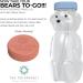 Honey Bear Straw Cup 2-Pack with Travel Lid | 8oz Baby Cup with Improved Design | Straw Learning Therapy Cup | Blueberry Pie/Firetruck - Buy Online on GoSupps.com