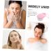 facial cleansing brush exfoliator facial brush facial scrubber exfoliator facial cleansing brush for women facial cleansing brush scrubber artificial fiber handle face - Buy Online on GoSupps.com