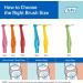 TePe Interdental Brushes Angle Red 0.5 mm Pack of 25 Red 25 count (Pack of 1) - Buy Online on GoSupps.com