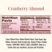 Almondina Toastees - Cranberry Almond Toasted Thins 5.25 oz | Healthy Snack - Buy Online on GoSupps.com