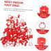 Happyyami 300 Pcs Pigeon Anklet Chicken Stuff Tag Baby Chick Pigeon Identification Ring Travel Bag Multicolor 1.3X1.3CMx3pcs Redx3pcs - Buy Online on GoSupps.com