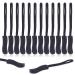 CooBigo Zipper Pull Replacement Golf Bag Zipper Pull Replacement Tab for Backpack Jackets Pants Boots Coats Luggage - Balck(Universal Extender 12 Pack) Black 12 Pack