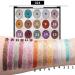Mysense 15 Colors Glitter Eyeshadow Palette - Long Lasting Waterproof Makeup with Mineral Shimmer Sequins - Ultra Pigmented Eye Shadow Powder for Party - M2 - Buy Online on GoSupps.com