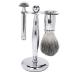Shaving Set 3 Piece Shaving Brush Brush Holder for Salon