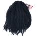 Coolbers 18 inch Black Marley Braids Hair Afro confused curly crochet braids hair extensions curly crochet twist braiding hair (18 inch 1b) 45.72 cm (1 Pack) 1b