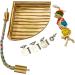 Birds LOVE TigerTail Tabletop Play Gym for Small Corner Cage - Free Parrot Toy Included! - Buy Online on GoSupps.com