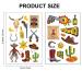 Konsait Western Cowboy Temporary Tattoos - Assorted Wild West Collection for Rodeo & Cowboy Parties (6 Sheets) - Buy Online on GoSupps.com