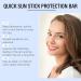 Sun Stick | SPF 50+ Sun Non Grease | Brilliance Control 22g Soothing Face Care Beach Travel Outdoor - Buy Online on GoSupps.com