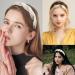 Shop Nayyana 3-Piece Fashionable Headbands for Women & Girls Wide Braided Non-Slip Hair Accessories in Coffee Color Style 2 - Buy Online on GoSupps.com