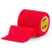 24 Rolls SPORTTAPE Self-Adhesive Football Sock Tape | 5cm x 4.5m - Red | Cohesive Bandage Sock Wrap Shin Pad Tape | Goalkeeper Wrist Tape & Football Ankle Tape | Pet & Vet Wrap for Dogs Horses Red 5x450 cm (Pack of 24)