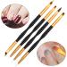 Yoezuo Nail Art Brush Set - 4 Double Ended Brushes for UV Gel Paint & Manicure DIY - Buy Online on GoSupps.com