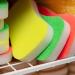 SIDCO Pot Sponge - 10 Neon Scouring Sponges for Kitchen Cleaning | Strong & Durable | 10 Pack - Buy Online on GoSupps.com