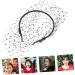 IMIKEYA Mesh Headband Bride Headband Mesh Veil Hair Band Bride Hair Band with Veil Headwear for Women Mesh Hair Band Womens Headband Wedding Party Veil Wedding Veil Scarf Woman Halloween - Buy Online on GoSupps.com
