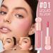 Makeup - Liquid Makeup Waterproof and Long-Lasting Cheek Tint Glow on Cheeks Eyes Lips Pettis 01# - Buy Online on GoSupps.com
