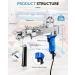 Riiai 2-in-1 Rug Tufting Gun Machine with Starter Kit - AK-III, Speed Adjustment, 360 Handle - Blue | Perfect for Beginners in Rug Making - Buy Online on GoSupps.com