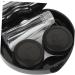 Partykindom Contact Lens Storage Case - Stylish Black Mussel Shell Organizer for Colored Lenses - Compact 7.2x5.8x2cm Lens Holder & Tool - Buy Online on GoSupps.com