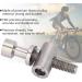 Titanium M5x30 Bike Seat Clamp for DIY Replacement - Accurate Seatpost Screw - Buy Online on GoSupps.com