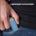 Portable Nose Hair Trimmer for Men & Women - Rechargeable 360 Capture Washable Cutter Head - Blue - Buy Online on GoSupps.com