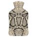 Hot Water Bottle With Lid Snake Texture Rubber Hot Water Bag For Pain Relief Cramps Foot Warmer Hot And Cold Therapy