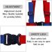 Dacitiery Children's Safety Leash | Anti-Lost Belt & Harness for Toddlers - Red & Blue - Buy Online on GoSupps.com