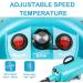 Dog Hair Dryer 3.8HP 2800W Pet Grooming Blower for Large Dogs - Heat Blaster with Stepless Speed & Strong Power Wind - Blue - Buy Online on GoSupps.com