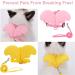Molain 2 Pcs Rabbit Harness and Leash Adjustable Bunny Harness Kitten Vest Harness and Leash Set Cute Wings Pet Harness Leash Set for Bunny Puppy Kitten Ferret and Other Small Animals(Yellow+Pink) - Buy Online on GoSupps.com