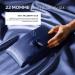 22 Momme Silk Sleep Mask - Pure Mulberry Eye Mask for Total Blackout | Adjustable for Travel & Sleep - Unisex Blue - Buy Online on GoSupps.com