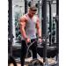 COOFANDY Men's 3 Pack Y-Back Tank Tops - Muscle Fitness Gym Workout Shirts | Black/Green/Grey - Large - Buy Online on GoSupps.com