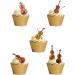 24 Stand Up Violins Musical Instrument Themed Edible Wafer Paper Cake Toppers Decorations - Buy Online on GoSupps.com