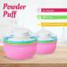 Portable Baby Skin Care Baby Powder Puff with Holder - Pink - Buy Online on GoSupps.com