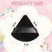 2 Pack Triangle Makeup Puff Set - Reusable Sponge with Strap for Loose Powder & Foundation - Wet/Dry Makeup Tool - Black - Buy Online on GoSupps.com