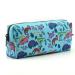 Spring pencils made of linen with a nice motif with dinosaurs for pens and stationery also suitable as a make-up and cosmetic bag