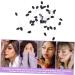 SOESFOUFU 100pcs Eye Shadow Stick Dual Sides Eye Shadow Sponge Eyeliner Brush Eyeshadow Rubber Cotton Black 7.5x0.5cm Black - Buy Online on GoSupps.com