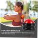 Beaupretty 1st Massage Beam - Portable Massage Lounger & Exercise Ball for Body Yoga Training | Red 6.5x6.1cm Gymnastics Ball & Handy Accessories - Buy Online on GoSupps.com
