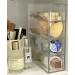A Versatile Transparent Cosmetic Display Box with Four compartments for Lip Gloss Eye Shadow Nail Polish and Jewellery Four-compartmentdailydisposablecontactsstoragebox - Buy Online on GoSupps.com