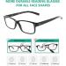 Eyekepper Men's Reading Glasses 5 Pack | Spring Hinges Classic Readers Black Frame +1.75 | All Clear Lens | 1.75x Magnification - Buy Online on GoSupps.com