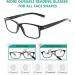 Eyekepper 5-Pack Classic Spring Hinge Reading Glasses - Black Sun Reading Glasses with 2.75 Diopters Transparent Lenses for Comfortable Vision - Buy Online on GoSupps.com