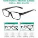 Eyekepper Men's Reading Glasses 5 Pack +2.00 Spring Hinges Classic Readers Black Frame Black-5pcs - Buy Online on GoSupps.com