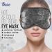Thrive Gel Bead Hot Cold Eye Mask - Ice Pack for Pain Relief, Migraine, Puffy Eyes - Beauty and Relaxation - Reusable (Black) - Buy Online on GoSupps.com