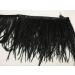 ADAMAI Natural Ostrich Feathers Trims Fringe 2 Yards Pack - Black | DIY Sewing Crafts Costumes Decoration - Buy Online on GoSupps.com