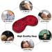 Shop Red Rose Flower Sleep Mask for Women | Adjustable Eye Shades & Elastic Strap | International Shipping Available - Buy Online on GoSupps.com