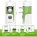 FEELLIFE Inhalation Device - Quiet Portable Inhalator for Children & Adults | Effective for Respiratory Diseases | Includes Music Function & 2 Medical Mugs (Green) - Buy Online on GoSupps.com
