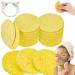 DENGWANG Turmeric Kojic Acid Pads Turmeric Kojic Acid Cleansing Pads Turmeric Exfoliating Pads Kojic Acid and Turmeric Cleansing Pads Turmeric Face Pads for Face (50PCS Yellow) 50PCS Yellow