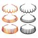 6 pieces Zick Zack Hair Reich Dense teeth hair bands slippery Ships toothhair comb girls women hair hair closures for women men