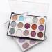15 Colors Eyeshadow Palette | Glitter Makeup Palette Set - Long Lasting High Pigmented Eye Shadow Powder Pallet for Girls Women Mona43henry A:01 - Buy Online on GoSupps.com