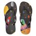 Mnsruu alien spaceship uneverse flip flops flip sandals home slippers hotel spa bedroom travel xs for men women x-mall multicolored